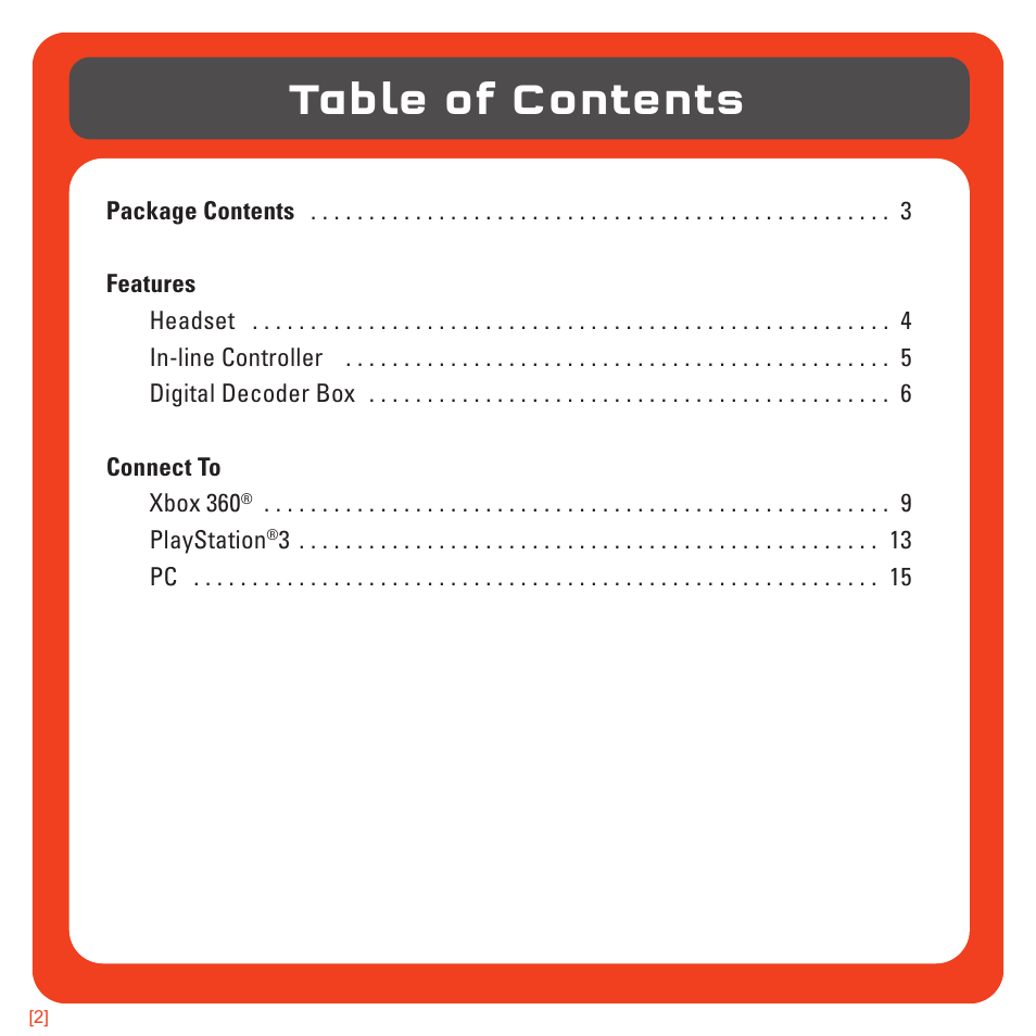 TRITTON 720+ 7.1 Surround Headset User Manual | Page 2 / 175