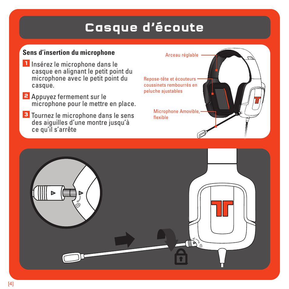 Casque d’écoute | TRITTON 720+ 7.1 Surround Headset User Manual | Page 49 / 175