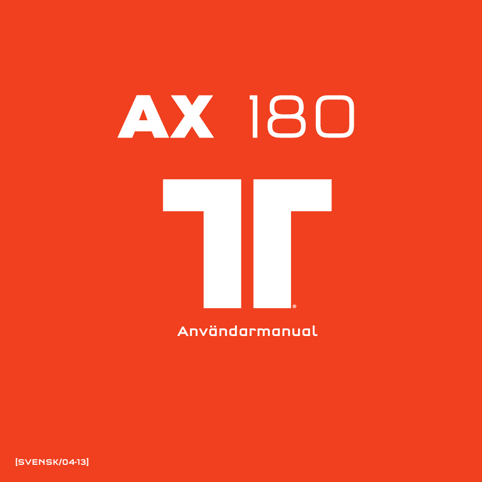 90104_ax 180_ug_sv, Användarmanual | TRITTON AX180 Universal Gaming Headset User Manual | Page 137 / 155