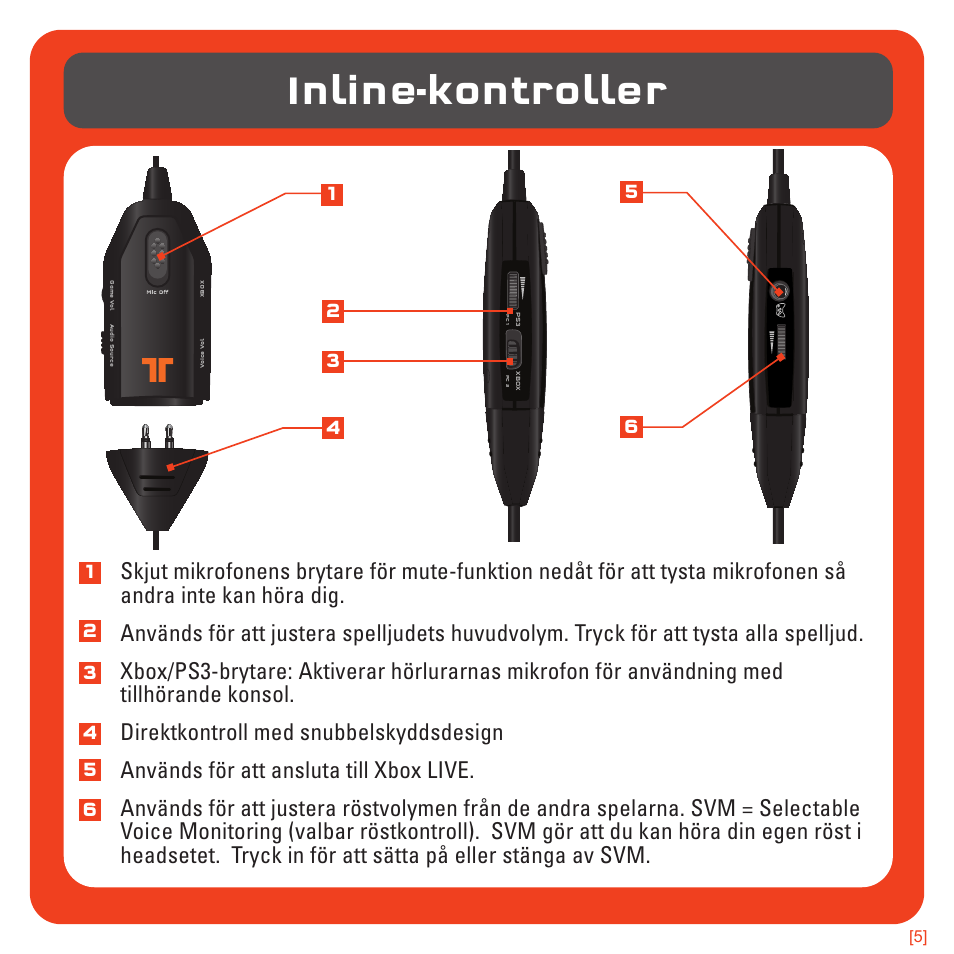 Inline-kontroller | TRITTON AX180 Universal Gaming Headset User Manual | Page 141 / 155