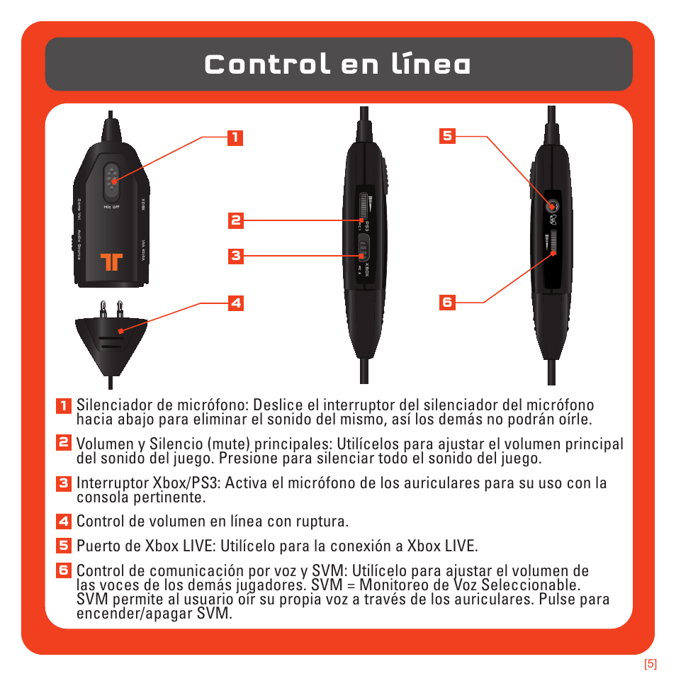 Control en línea | TRITTON AX180 Universal Gaming Headset User Manual | Page 64 / 155