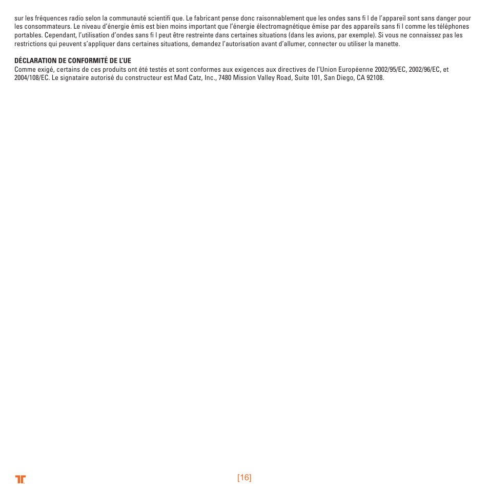 TRITTON Detonator Stereo Gaming Headset User Manual | Page 16 / 56