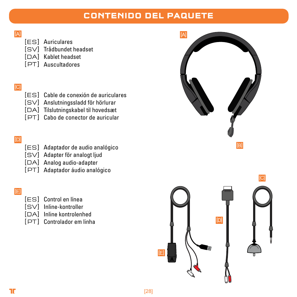 TRITTON Trigger Stereo Headset User Manual | Page 28 / 54