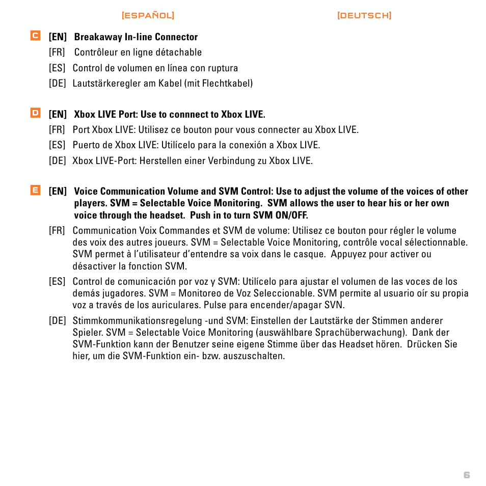 Mad Catz TRITTON Gears of War 3 Dolby 7.1 Surround Sound Headset User Manual | Page 7 / 46