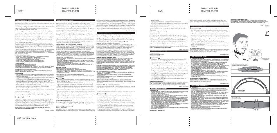 TRITTON Gears of War 3 Throat Communicator User Manual | 1 page