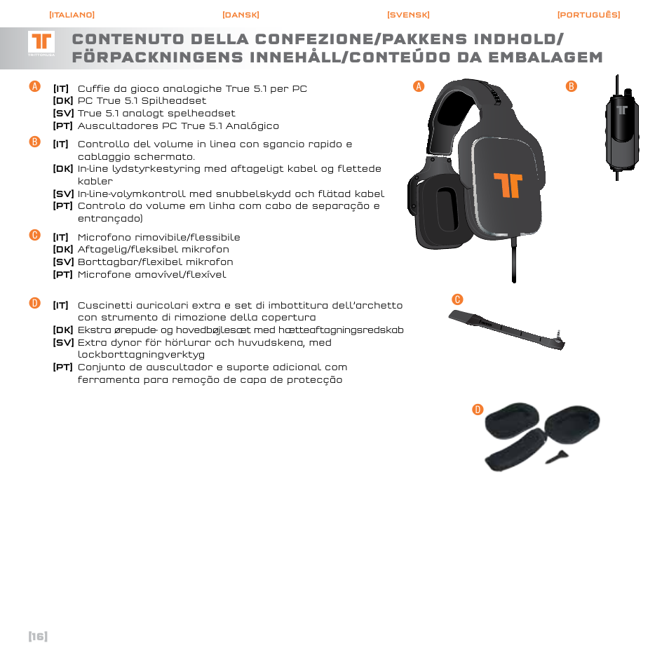 TRITTON Call of Duty : Black Ops Dolby Headphone ProGaming Headset User Manual | Page 17 / 24