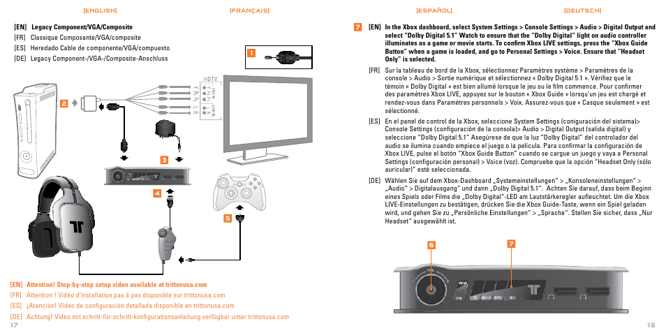 TRITTON AX Pro Dolby Digital Precision Gaming Headset User Manual | Page 10 / 14