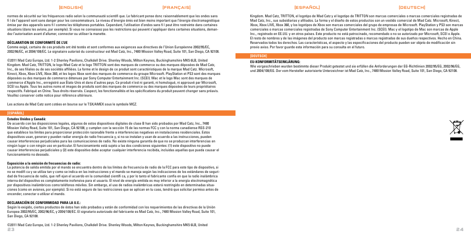 TRITTON AX Pro Dolby Digital Precision Gaming Headset User Manual | Page 13 / 14