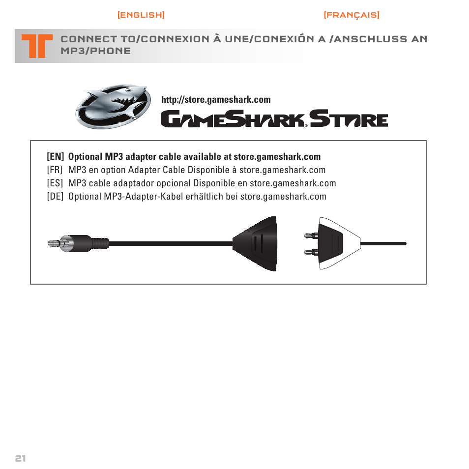 TRITTON AX720 Digital Gaming Headset User Manual | Page 22 / 26