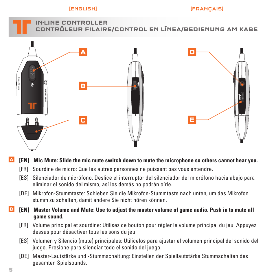 TRITTON AX720 Digital Gaming Headset User Manual | Page 6 / 26