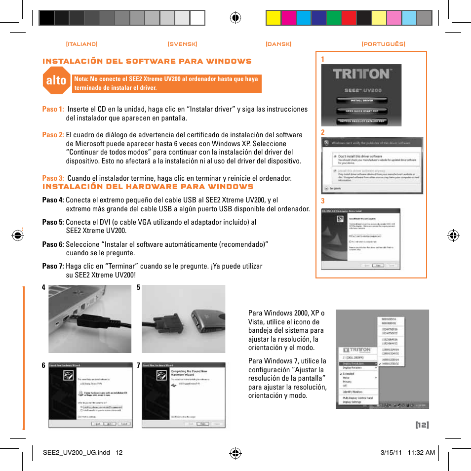 Alto | TRITTON SEE2 XPRESS XD300 User Manual | Page 13 / 32