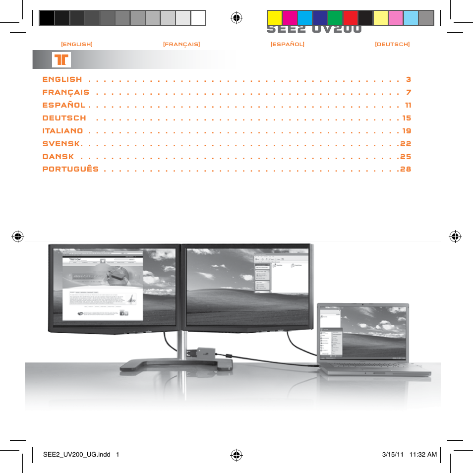 See2 uv200 | TRITTON SEE2 XPRESS XD300 User Manual | Page 2 / 32