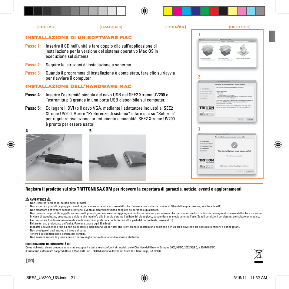 TRITTON SEE2 XPRESS XD300 User Manual | Page 22 / 32