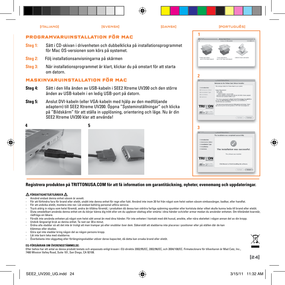 TRITTON SEE2 XPRESS XD300 User Manual | Page 25 / 32