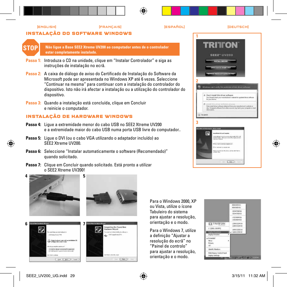 Stop | TRITTON SEE2 XPRESS XD300 User Manual | Page 30 / 32