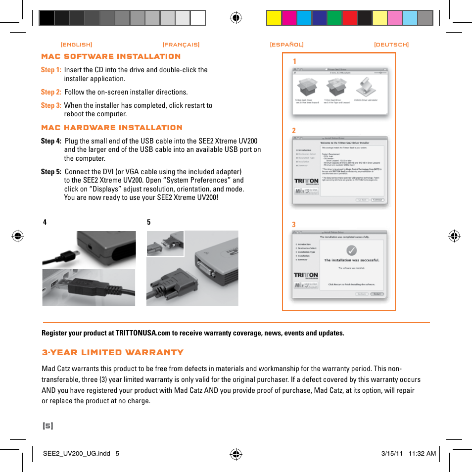 TRITTON SEE2 XPRESS XD300 User Manual | Page 6 / 32