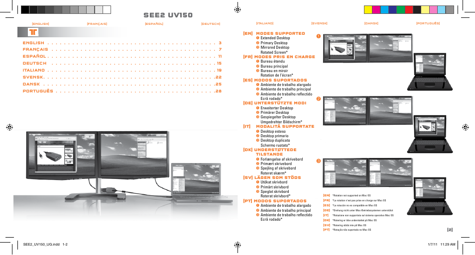 See2 uv150 | TRITTON SEE2 UV150 User Manual | Page 2 / 17