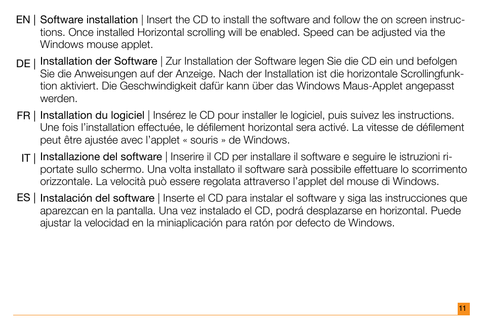 TRITTON Touch mouse User Manual | Page 11 / 20