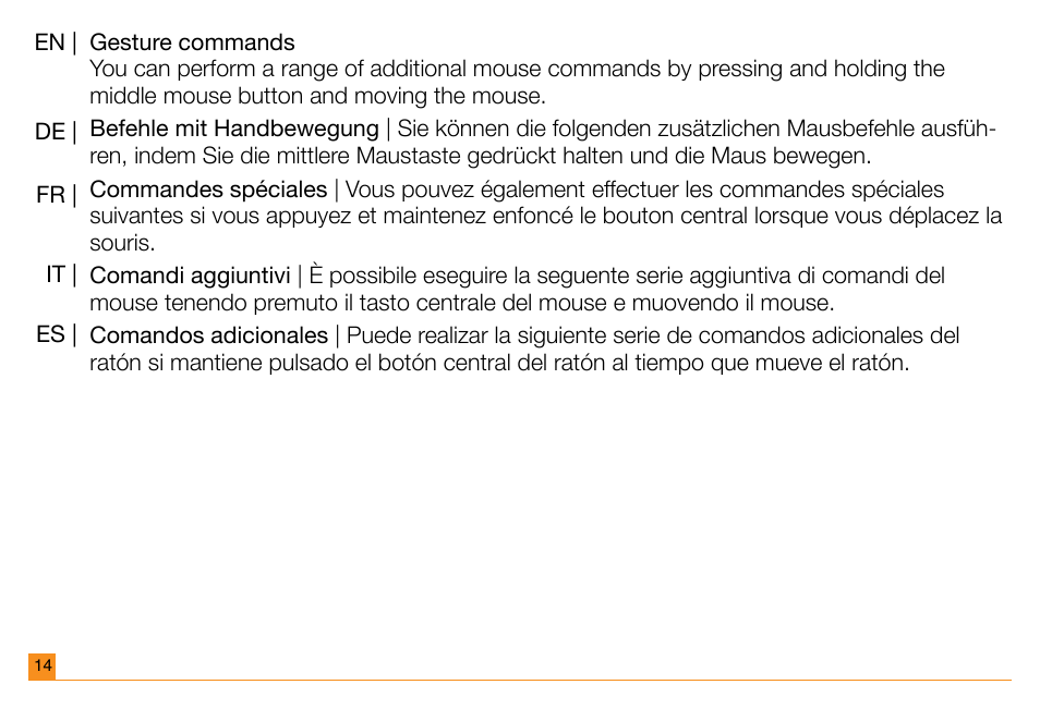 TRITTON Touch mouse User Manual | Page 14 / 20