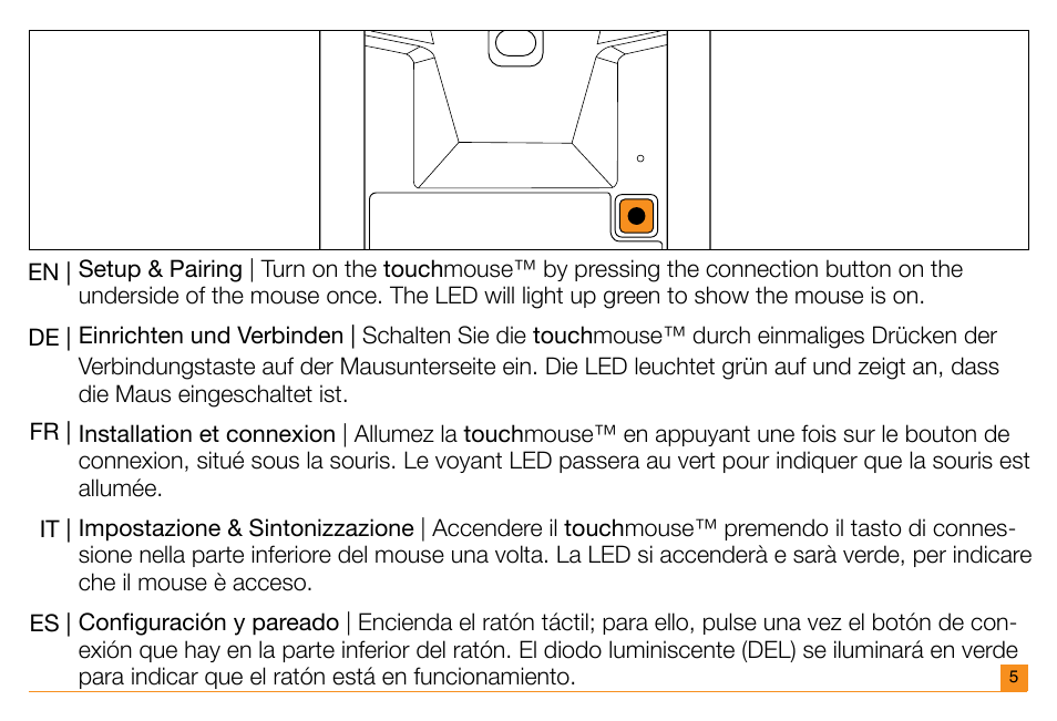 TRITTON Touch mouse User Manual | Page 5 / 20