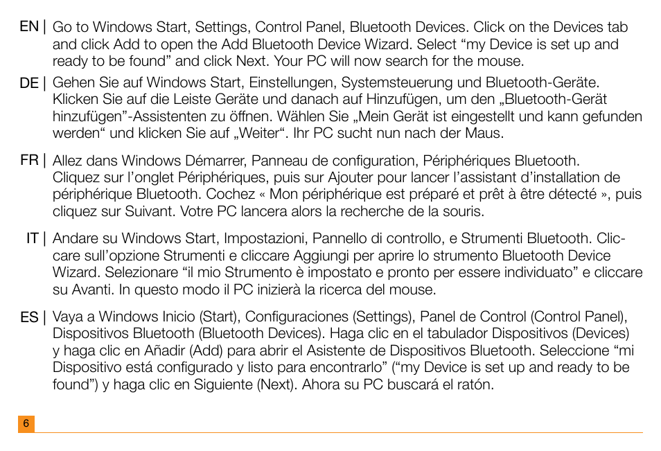 TRITTON Touch mouse User Manual | Page 6 / 20