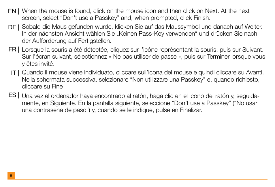 TRITTON Touch mouse User Manual | Page 8 / 20