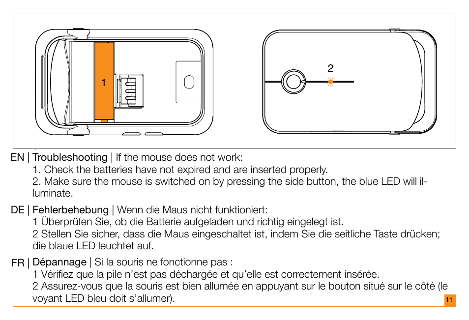 TRITTON Mobile mouse User Manual | Page 11 / 16