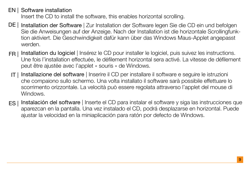 TRITTON Mobile mouse User Manual | Page 9 / 16