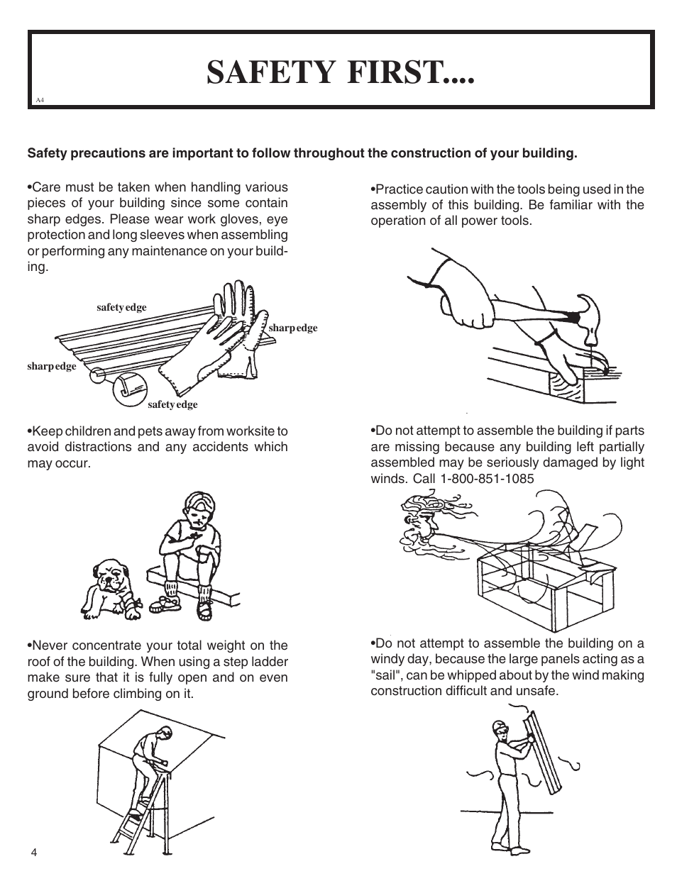 Safety first | Arrow Fastener VD108-A 697.68618 User Manual | Page 4 / 32