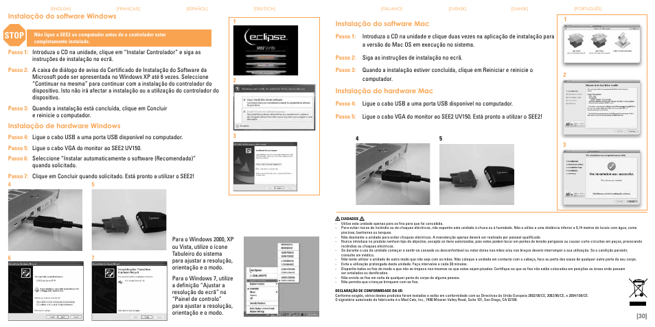 Stop | TRITTON Eclipse UV150 User Manual | Page 16 / 17