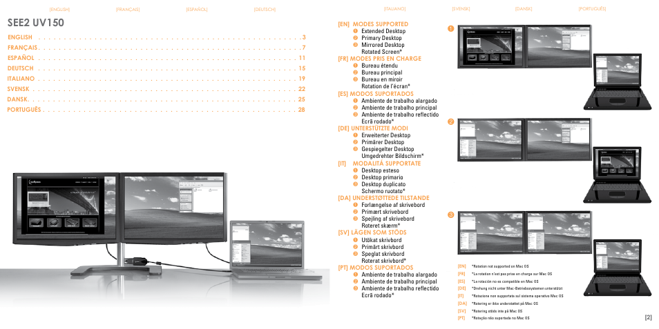 See2 uv150 | TRITTON Eclipse UV150 User Manual | Page 2 / 17