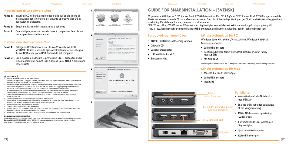 Guide för snabbinstallation – [svensk | TRITTON Eclipse XD300 User Manual | Page 12 / 17