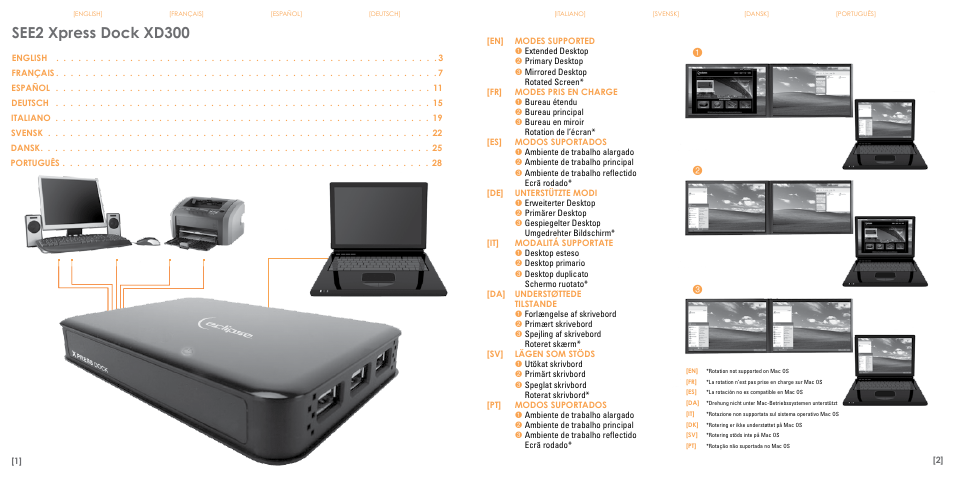 See2 xpress dock xd300 | TRITTON Eclipse XD300 User Manual | Page 2 / 17
