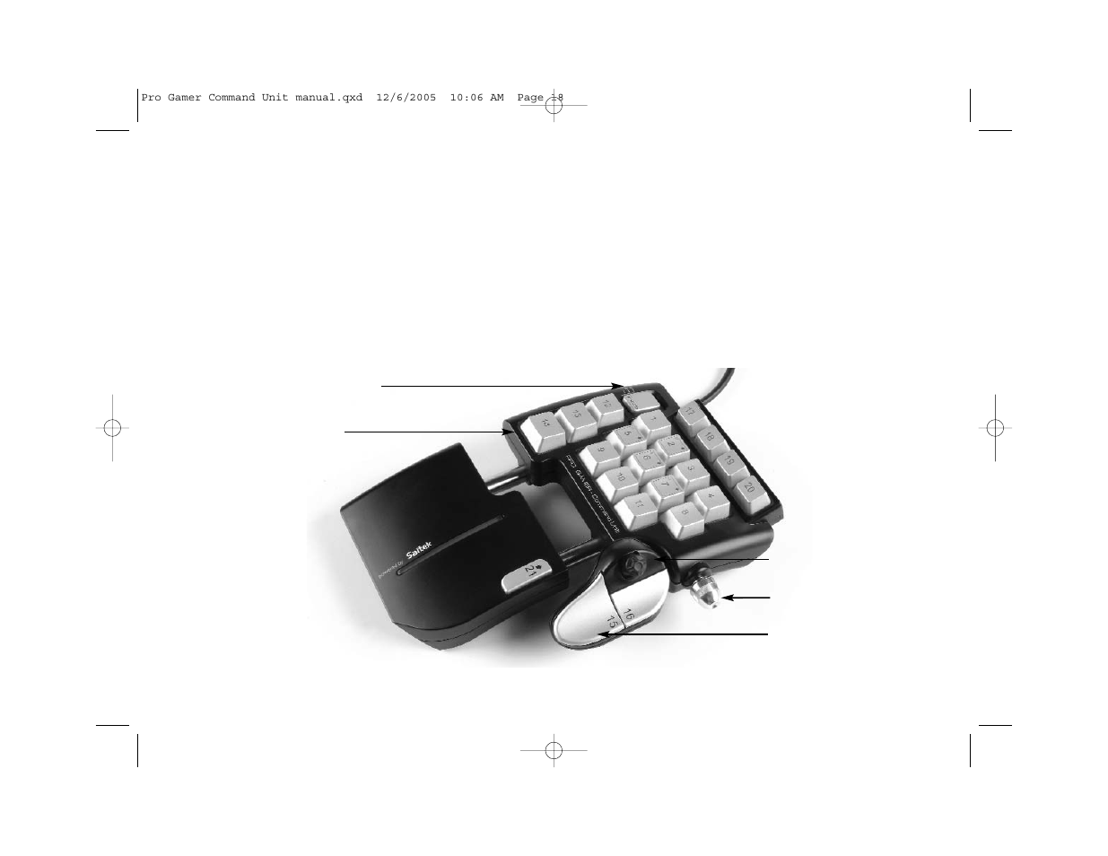 Saitek Pro Gamer Command Unit User Manual | Page 18 / 41