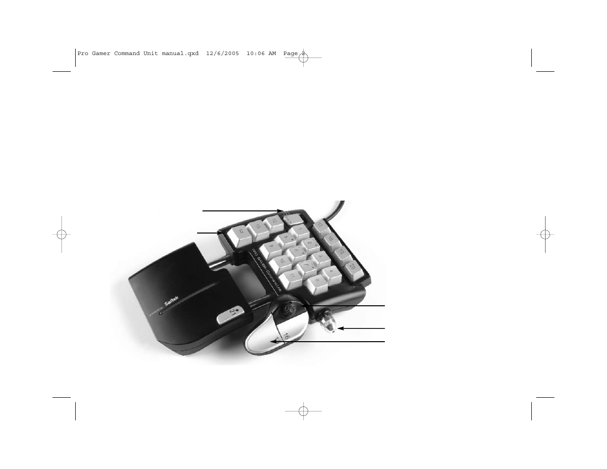 Saitek Pro Gamer Command Unit User Manual | Page 2 / 41