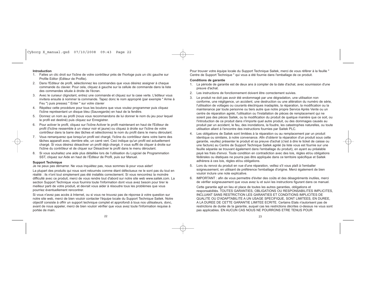 Saitek PC Flight Stick User Manual | Page 12 / 23