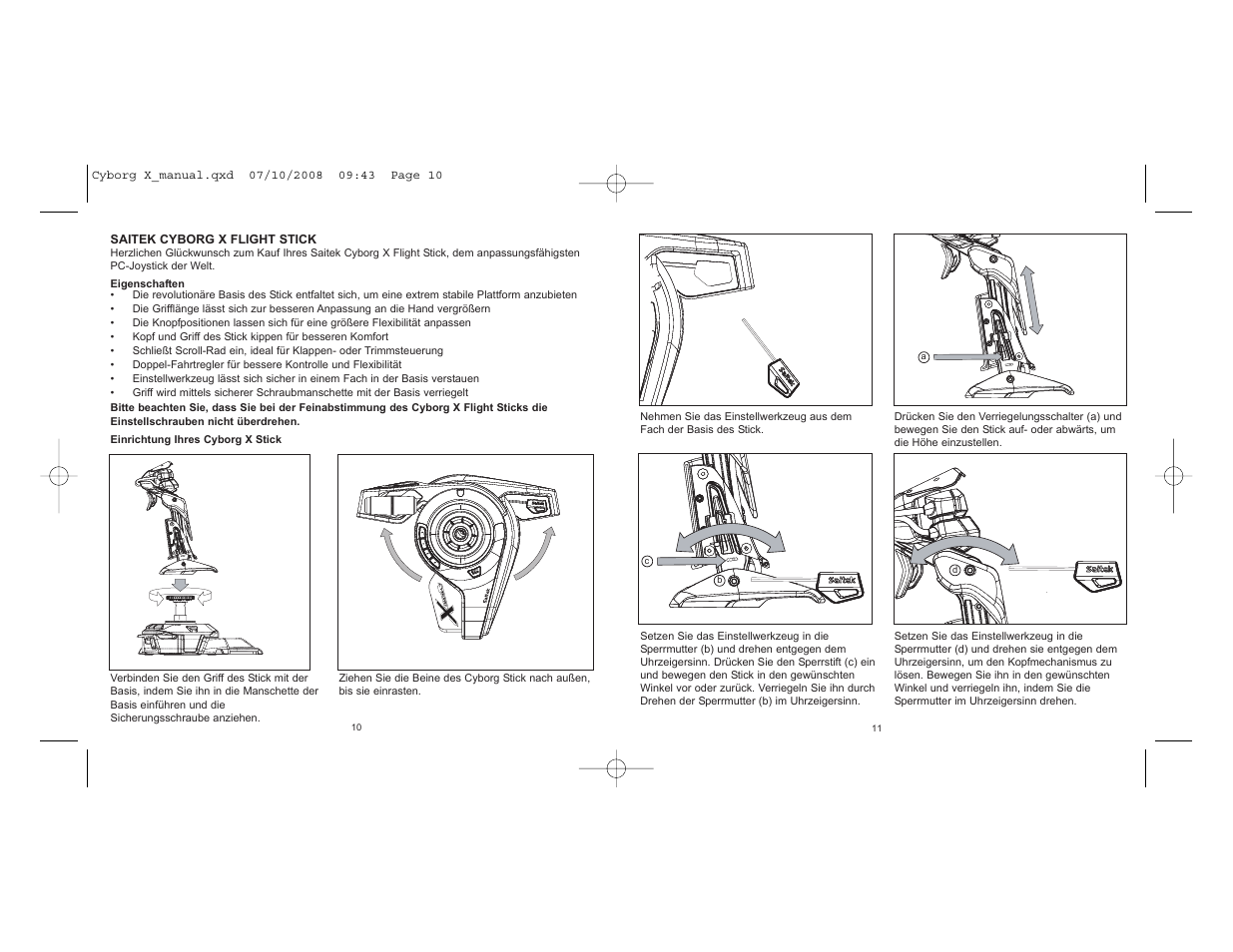 Saitek PC Flight Stick User Manual | Page 6 / 23