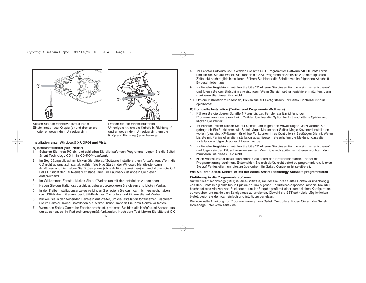 Saitek PC Flight Stick User Manual | Page 7 / 23
