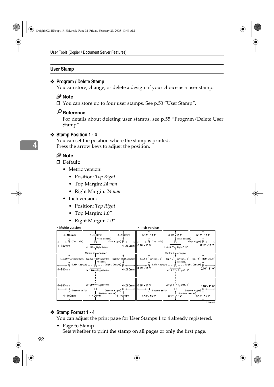 Savin 4800WD User Manual | Page 102 / 124
