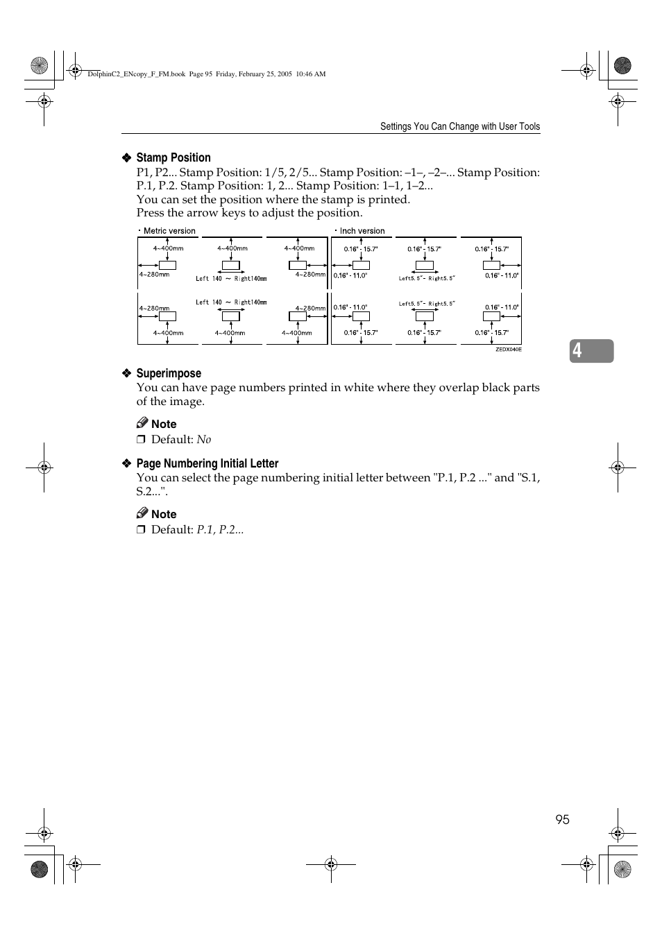 Savin 4800WD User Manual | Page 105 / 124