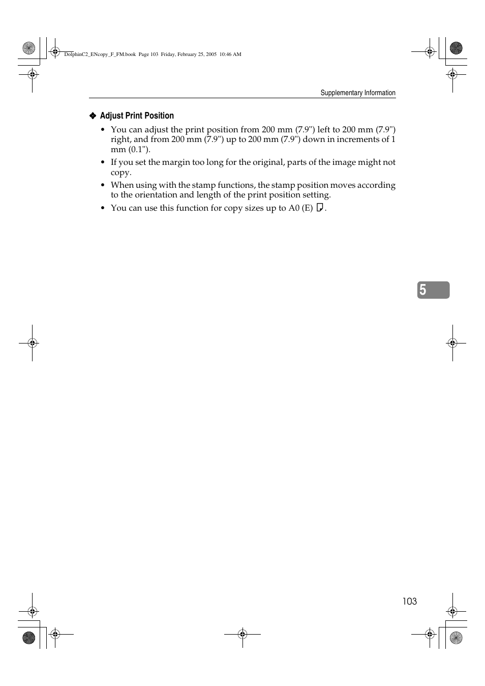 Savin 4800WD User Manual | Page 113 / 124