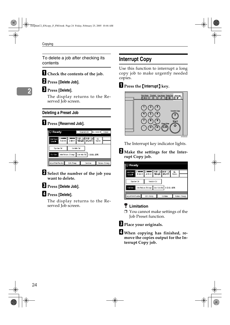 Savin 4800WD User Manual | Page 34 / 124