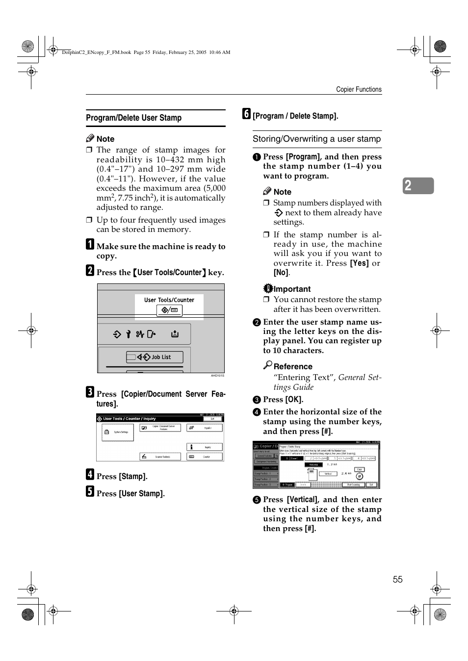 Savin 4800WD User Manual | Page 65 / 124