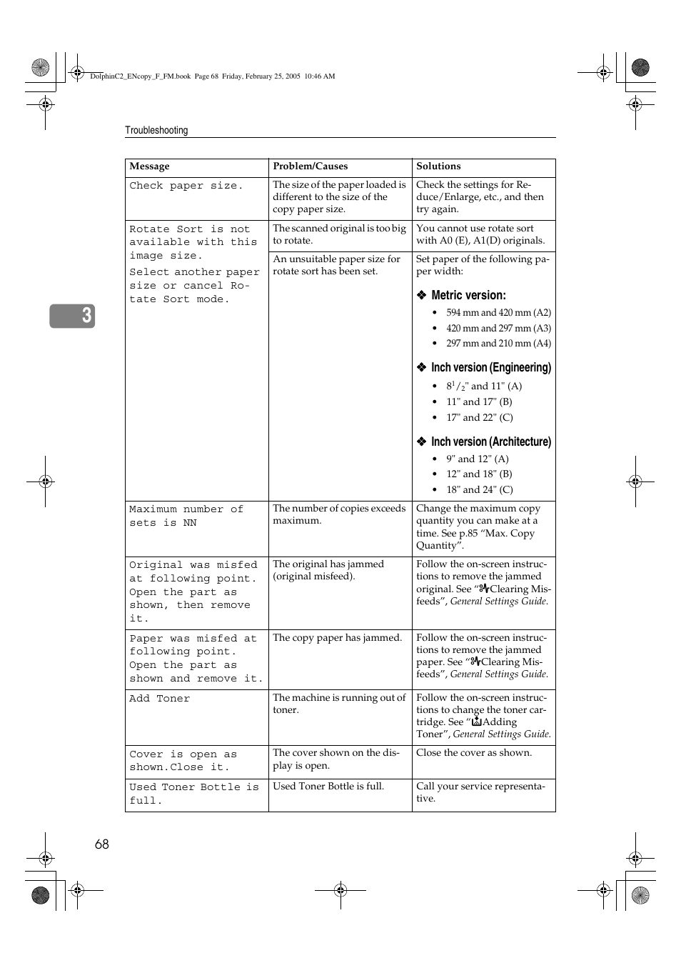 Savin 4800WD User Manual | Page 78 / 124