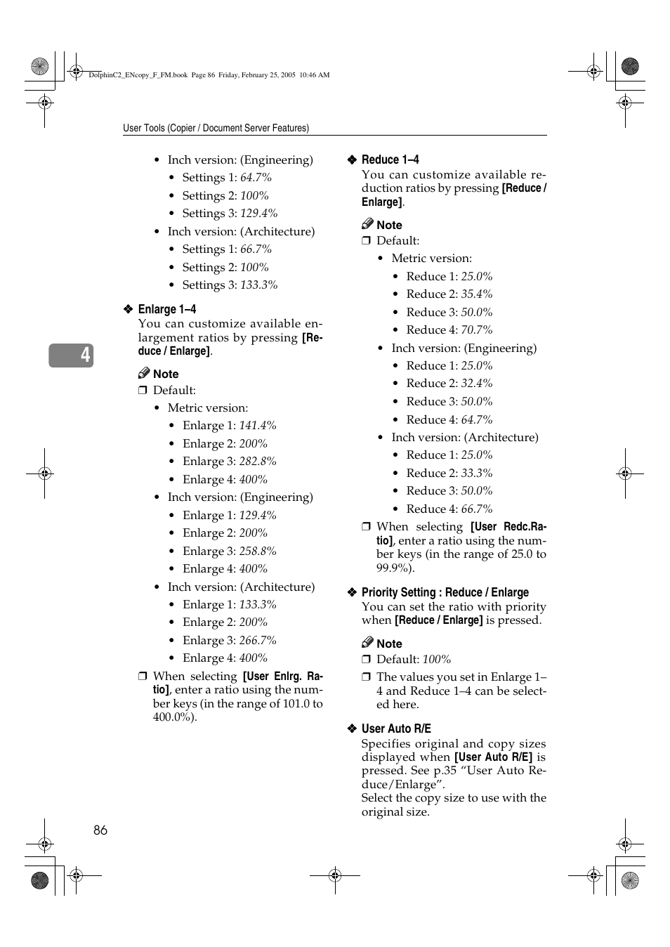 Savin 4800WD User Manual | Page 96 / 124