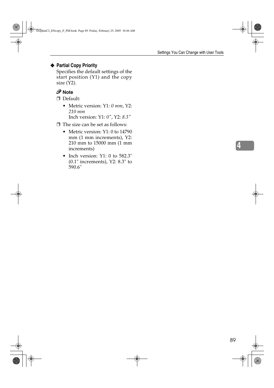 Savin 4800WD User Manual | Page 99 / 124