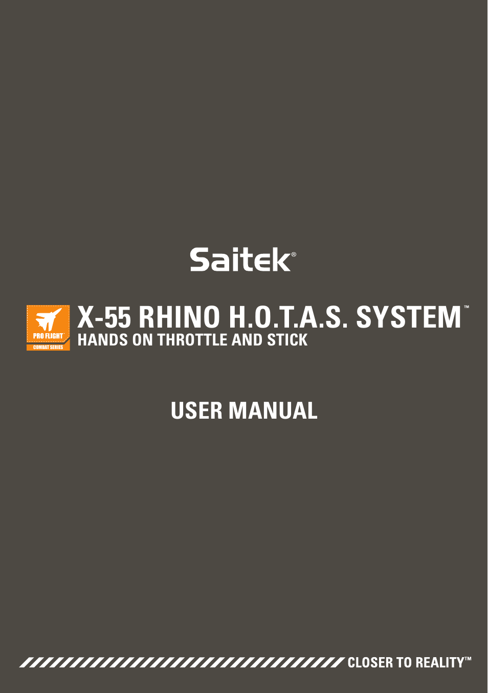 TRITTON X-55 Rhino H.O.T.A.S System Pro Flight User Manual | 224 pages