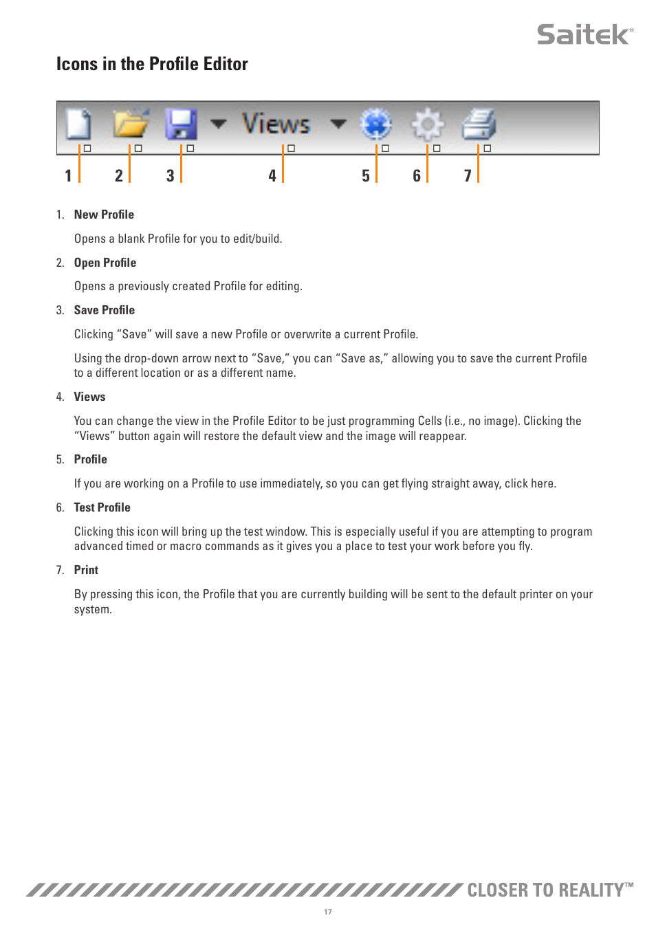 Icons in the profile editor | TRITTON X-55 Rhino H.O.T.A.S System Pro Flight User Manual | Page 18 / 224