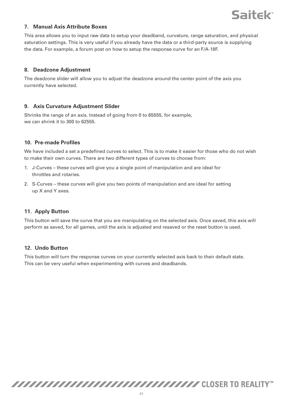 TRITTON X-55 Rhino H.O.T.A.S System Pro Flight User Manual | Page 22 / 224