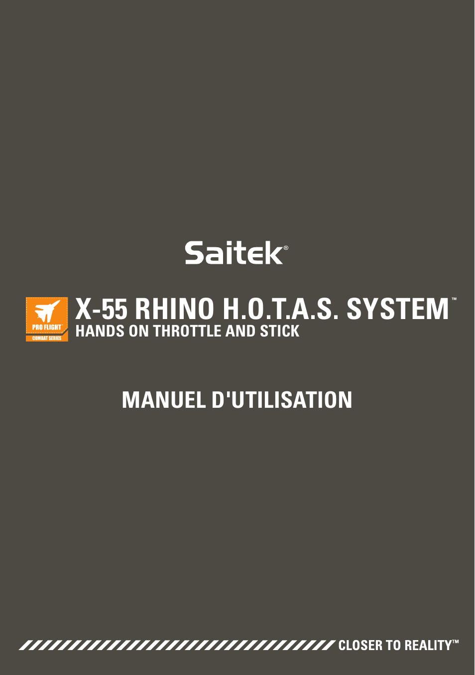 X-55 rhino h.o.t.a.s. system, Manuel d'utilisation | TRITTON X-55 Rhino H.O.T.A.S System Pro Flight User Manual | Page 29 / 224